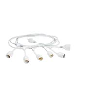 SOVIL CATENA LUMINOSA CORDONE CON PORTALAMPADE BIANCO 5 MT (ENJOY) 230/02