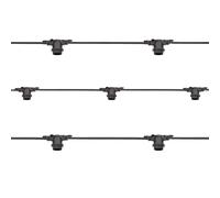 Catenaria Luminosa Ptl E27 Ip65 Nera 11M ( Lampo Cod. Ctn11E27Ne )