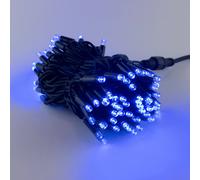 Catenaria Natalizia LED 11.6M IP65 Cavo VERDE Luce BLU Colore Blu 11000 °K