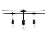 Catenaria SOLARE 15 Lampadine LED 1W Bianco Caldo - 15m Colore Bianco Caldo 2.700K