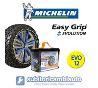 CATENE CALZE NEVE MICHELIN EASY GRIP EVOLUTION mod. EVO 12 OMOLOGATE EVO12