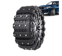 Catene Da Neve - 10 Catene Da Neve Invernali, Riutilizzabili E Regolabili | Catenee Perruotedi Trazione Su Strada Ghiacciata In Caso Di Tempesta Per Minivan, Roulotte, Sicurezza Guida