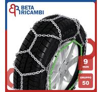 Catene da neve 165 65 15 GRUPPO 50 9mm Pneumatici 165 65 R15 - Omologate