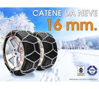 CATENE DA NEVE 16mm 235/35r20 OMOLOGATE - SUV FUORISTRADA 4X4 TRASPORTO LEGGERO