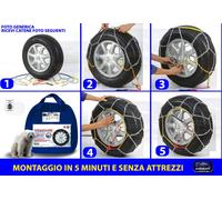 Catene da neve 265/60-14 R14 per ruote grip mm 15 kit fuoristrada veicoli auto