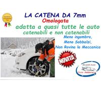 Catene da Neve 7mm per Quasi tutte le Auto Catenabili e Non Catenabili 255/35R18