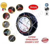 Catene da neve 9mm Omologate ONORM Honda Civic Pneumatico 205/45R17
