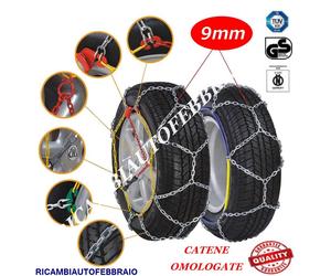 Catene da Neve 9mm Renault Val Satis pneumatico 225/55R17