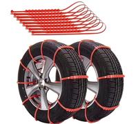 Catene da neve a fascette universali facili da montare per tutte le misure 20 pezzi