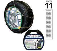 Catene da Neve a Rombo in Acciaio 9mm Grip Tech Misura 255/35-18 Gruppo 11 Cora