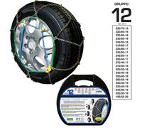 Catene da Neve a Rombo in Acciaio 9mm Grip Tech Misura 215/55-18 Gruppo 12 Cora