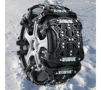 Catene da neve antiscivolo per pneumatici per auto. Installa facilmente una