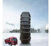 Catene da Neve da 2 Pezzi da 9 mm per Camion e SUV - Catene Antiscivolo rinforzate -Facile da Montare e smontare per Ghiaccio, Neve e Sabbia 285/80R22,5 2 Pezzi 235/75R17,5