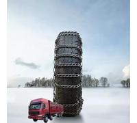 Catene da Neve da 2 Pezzi da 9 mm per Camion e SUV - Catene Antiscivolo rinforzate -Facile da Montare e smontare per Ghiaccio, Neve e Sabbia 235/75R17,5 2 Pezzi 285/80R22,5