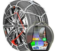 X-9 Coppia Catene da Neve 9mm di ingombro acciaio al Manganese GR 4,5 16406