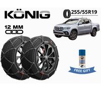 CATENE DA NEVE KONIG 12MM X12PRO GRUPPO 265 255/55 R19 PER MERCEDES CL X (470)