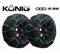 CATENE DA NEVE KONIG 16 MM XD-16 GRUPPO 245 225/60R18 SUV FURGONI OMOLOGATE