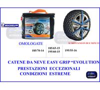 CATENE DA NEVE MICHELIN SEZIONE GOMME 225/70-R15 OMOLOGATE Italia