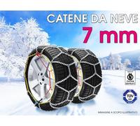 CATENE DA NEVE OMOLOGATE AUTO 7mm GR. 100 195/80R15 195/80/15