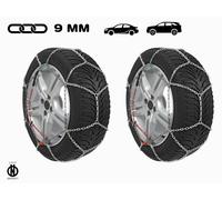 Catene Da Neve Per Auto 215/50 R19 Omologate 9 Mm Coppia Facili Da Installare
