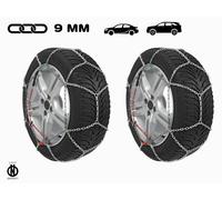 Catene Da Neve Per Auto 265/40 R17 Omologate 9 Mm Coppia Facili Da Installare