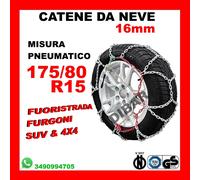 CATENE DA NEVE PER FUORISTRADA E 4X4 OMOLOGATE 16MM MISURA 175/80 R15 - LFSL210