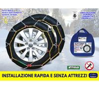 Catene da neve per Pajero 2000> ruota 265 60 18 pneumatici MM 12 auto kit