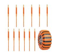 Catene da neve per pneumatici - 12 pezzi riutilizzabili elastici | Design universale dentale antiscivolo cinghie per ruote auto | meteo freddo invernale, camion SUV, viaggi all'aperto, guida