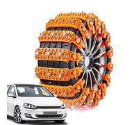 Catene da neve riutilizzabili - Fascetta antiscivolo universale regolabile per pneumatici auto, catena di trazione fuoristrada nella neve, antiscivolo per SUV, auto, furgoni