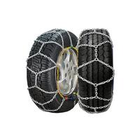 Catene da neve, set di 2 catene da neve per auto in acciaio, catene da neve durevoli per auto con tenditore automatico 255/65 R18