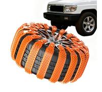 Catene Da Neve Universali per Pneumatici Per Automobili, 10 Pezzi, Installazione Facile, Antiscivolo, Guida Inverno per Camionette, Berlina, Rimorchio | Alla Trazione Di Soccorso