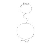 Catene del corpo del reggiseno della collana del cablaggio della collana dei monili della lega di nozze accessori della spiaggia per le donne della ragazza, Misura unica, come descritto, come