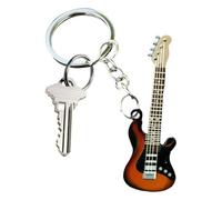 Catene di chitarra - catena | Chitarra keyring | Decorazioni per feste a tema | Backpack in acciaio inossidabile decorazione mandolino Keyypendant | Music Ornament Strument Keechcha