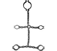 Catene di Halloween Catene di Plastica Accessori Catena a Manetta Catena Polso Manette Catena per Halloween Costume Party Stregato Trucco Accessori