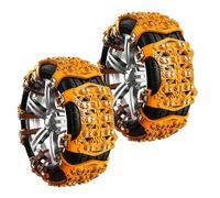 Catene di neve anti -skid per automobilismo per auto ATV catene di sicurezza TPU universali per sabbia di fango di neve per ghiaccio facile da installare TPU-YW-8PK