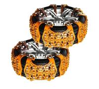 Catene di neve anti -slip universali per automobili auto ATV TPU catene invernali regolabili per sabbia di fango di neve ghiacciata facile da installare TPU-YW-6PK
