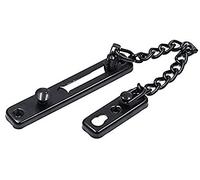 Catene di porte metalliche domestiche Catena for porta Catena for porta domestica Catenaccio for porta Fibbia for porta Fibbia for serratura Catena di sicurezza(Black)
