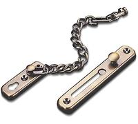 Catene di porte metalliche domestiche Catena for porta Catena for porta domestica Catenaccio for porta Fibbia for porta Fibbia for serratura Catena di sicurezza Serratura for porta(Gold)