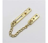 Catene di porte metalliche domestiche Catena for porta in acciaio inossidabile, fibbia spessa, fibbia, catenaccio for porta, serratura for porta, fibbia, catenaccio(Gold)
