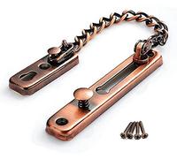 Catene di porte metalliche domestiche Fibbia for serratura porta Hotel Fibbia for porta hotel Catenaccio for porta Catenaccio for porta in acciaio inossidabile(B)