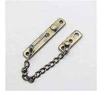 Catene di porte metalliche domestiche Limitatore di sicurezza for chiavistello, catena for porta in acciaio inossidabile, catena for porta, catenaccio for porta, catenaccio di sicurezza(Gold)