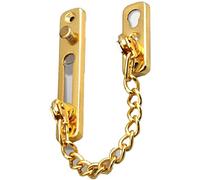 Catene di porte metalliche domestiche Serratura interna for porta in metallo, anti-catena, fibbia a catena, chiavistello for porta, fibbia for porta(Golden)