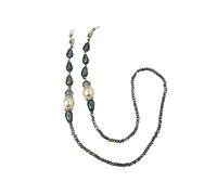 Catene for occhiali da sole con cordino for donna, anti-smarrimento, con perline e cordini for occhiali da sole eleganti(verde)
