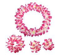 Catene Hawaiane Ghirlanda Di Festa Corona Hawaiana Decorativa Catene Di Fiori Gonna Hawaiana Fascia Braccialetti A Catena Gonna Di Erba Accessori Per Costumi Da Festa Per Feste A Tema