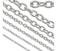 Catene in acciaio inox adatte per la creazione di gioielli e fai da te
