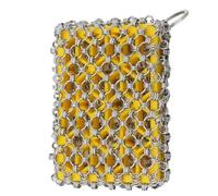 Catene - Mail -Scrubber per pentole - pulitore padella in acciaio inox, rete multiuso come padella in ghisa | strumento di pulizia dei metalli per garantire un'esperienza di pulizia non chic
