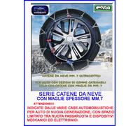 Catene neve 205/45-15 Omologate auto Catene da neve MM.7 Cerchio 13 14 15 16