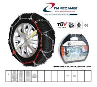 CATENE NEVE 9mm 165/65R13 175/60R13 185/55R13 175/50R14 195/65R14 165/50R15
