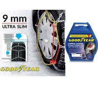 Catene Neve a Rombo 245/50-18 in Acciaio 9mm Mis. 140 Montaggio Rapido Goodyear