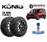 CATENE NEVE KONIG 12MM XG12PRO GR 220 205/60R16 PER TOURNEO CONNECT 22 + OMAGGIO
